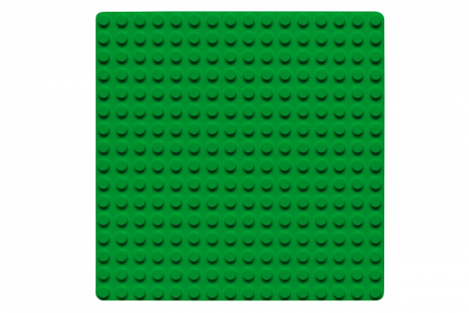 Wange Grundplatte grün 16x16 Noppen, ca. 13x13cm