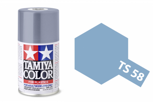 Tamiya Acryl Sprühfarbe TS-58 Hellblau Perleffekt glänzend 100ml