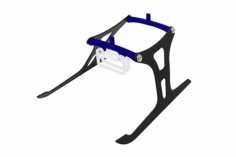 Rakonheli Landegestell in blau für Blade Nano CP X / Nano CP S / Nano S2 / Nano S3