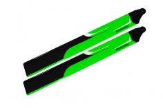 Microheli Hauptrotorblätter 180mm in grünem Design für Blade Fusion 180, Smart